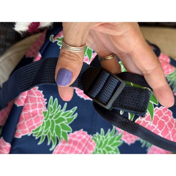 Simply southern pink and blue pineapple backpack - Picture 6 of 16